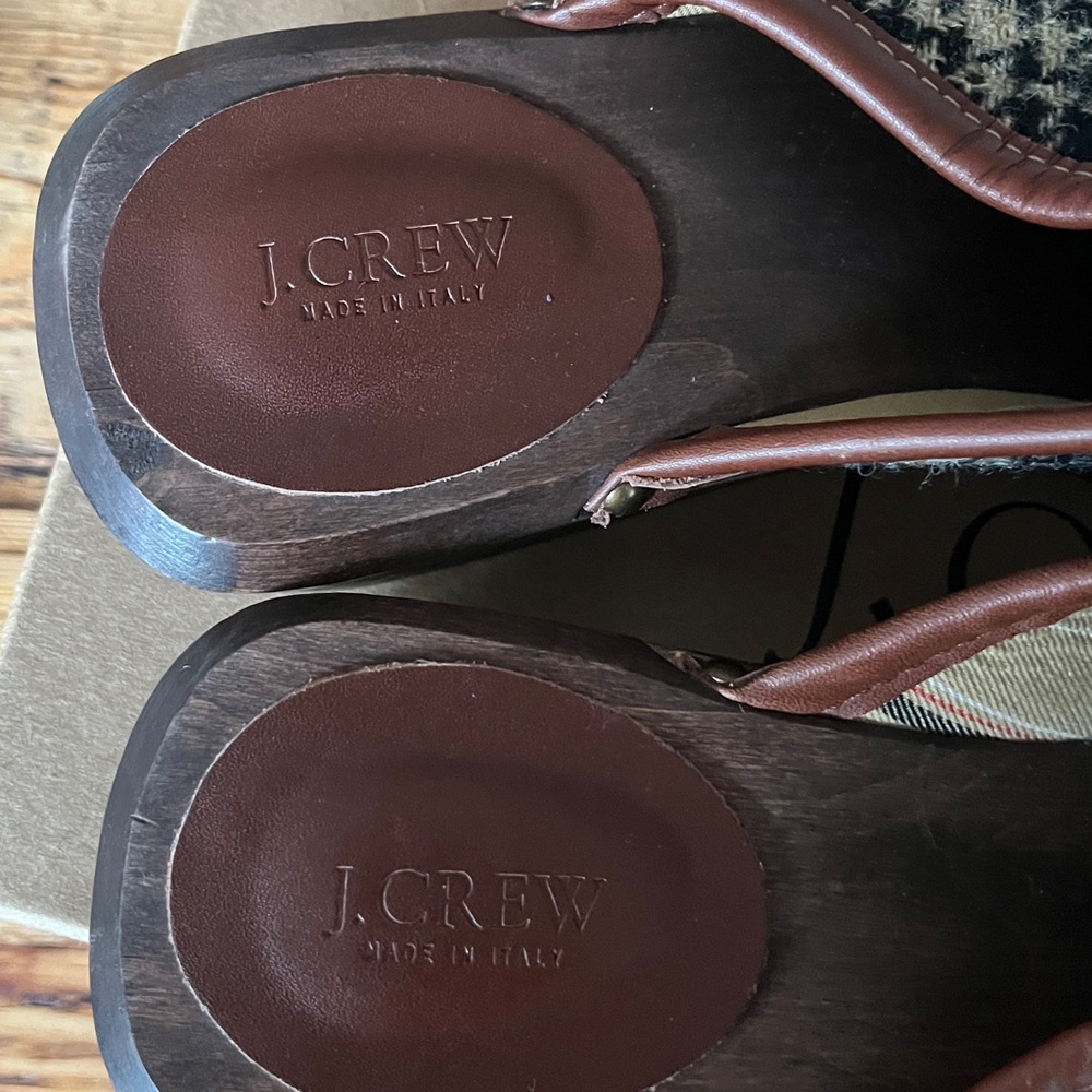 J CrewPlaid Slip-On Clogs - Picture 5 of 5